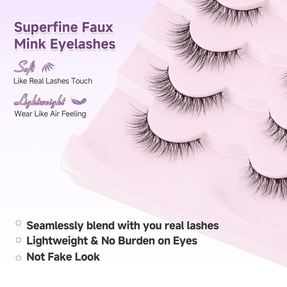 EVENTILL seven-pair pack lashes versatile for day to night looks