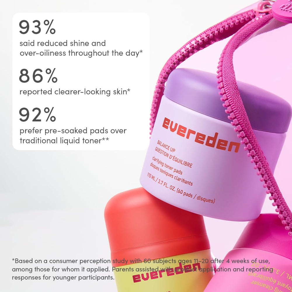 Evereden Balance Up Toner Pads pad texture closeup