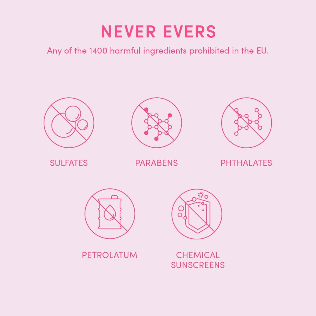 Evereden Daily use body wash keeps skin clean and hydrated after showers.
