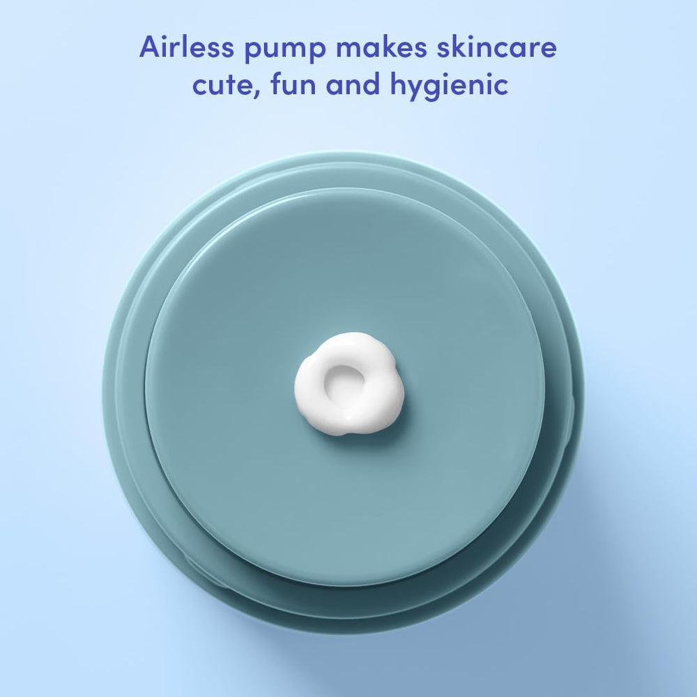 Evereden fragrance-free texture swirl on skin conveys lightweight, non-greasy hydration.