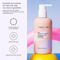 Evereden Kids 2-en-1 Cool Peach: textura suave que facilita desenredar