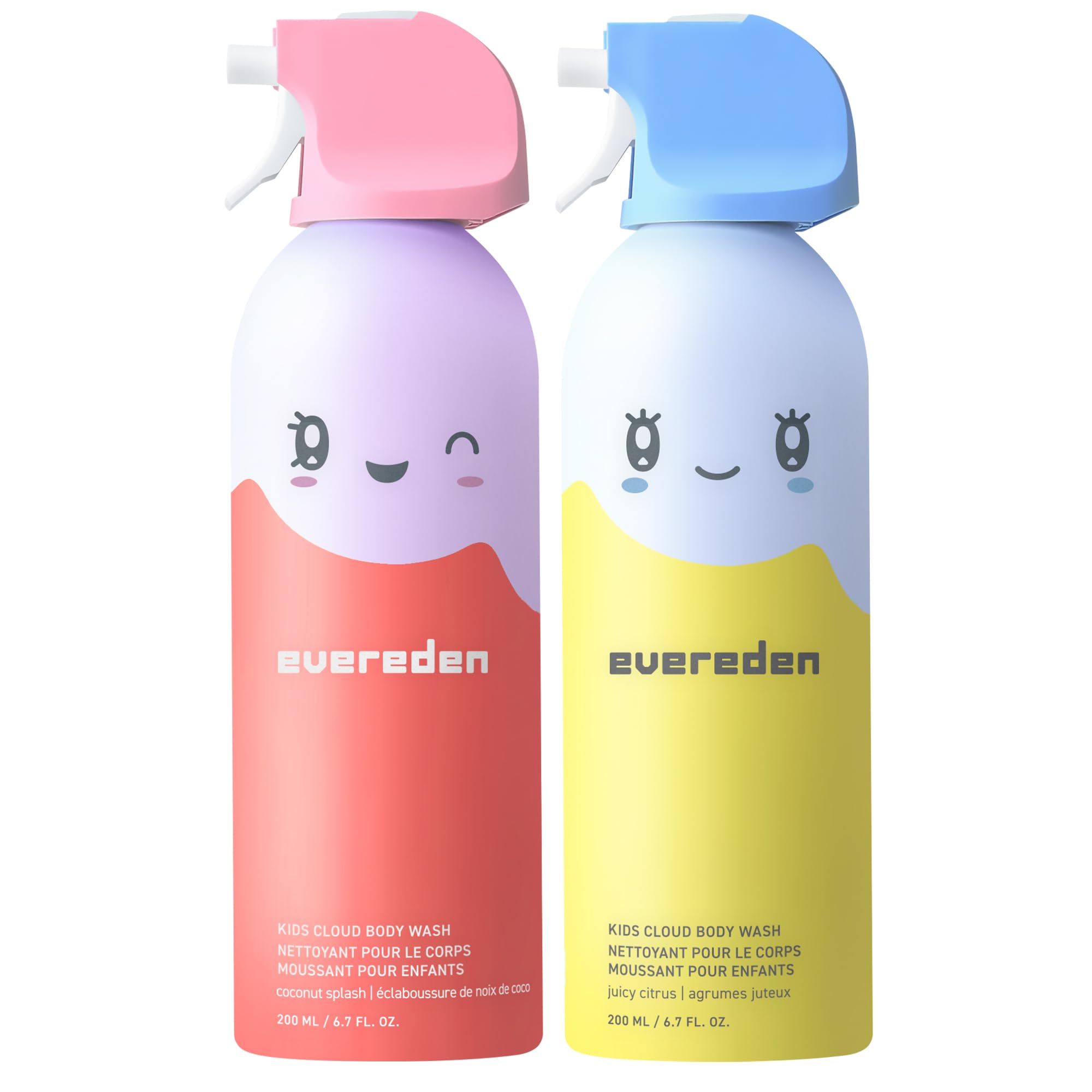 Evereden Kids Cloud bottle foam offers gentle cleansing for delicate skin during bath time.