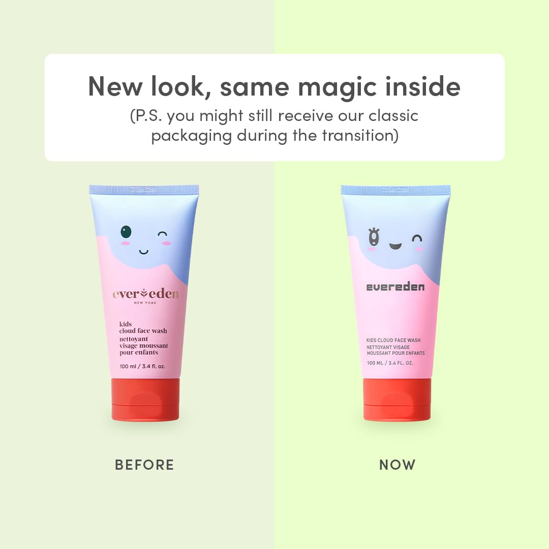 Evereden Kids Cloud Face Wash cloud texture for playful skincare