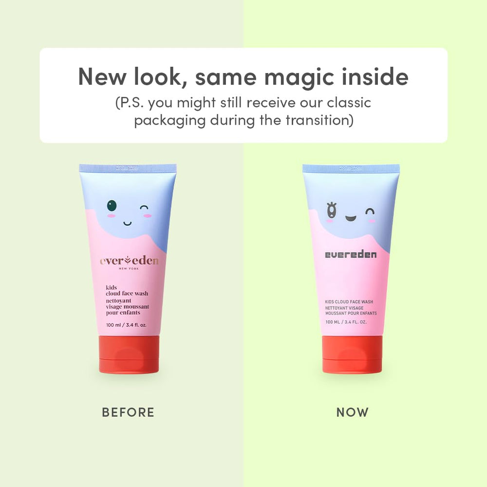 Evereden Kids Cloud Face Wash cloud texture for playful skincare