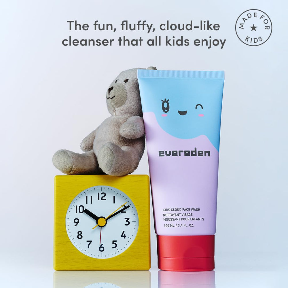 Evereden Kids Cloud Face Wash made-in-USA ingredients you can trust