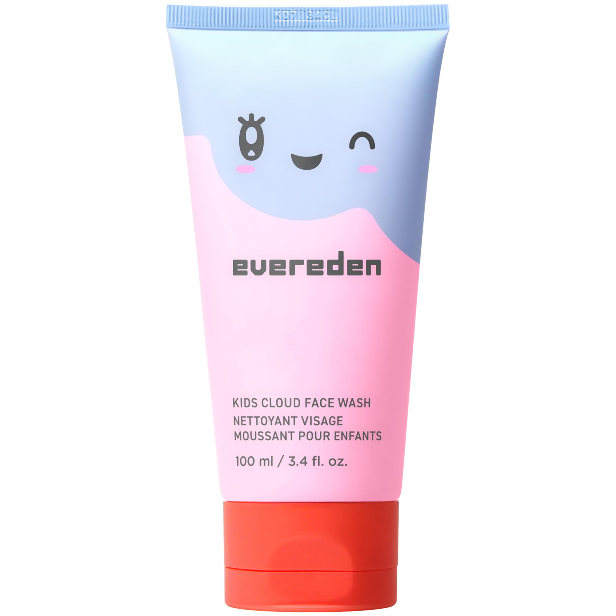 Evereden Kids Cloud Face Wash tropical sorbet foam for gentle daily cleansing