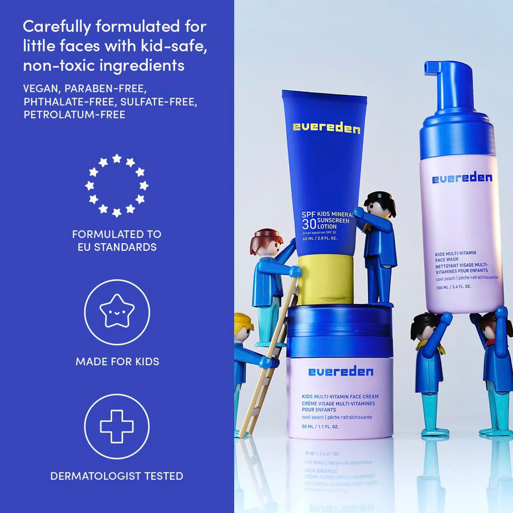 Evereden Kids Daily Routine image shows morning and night use