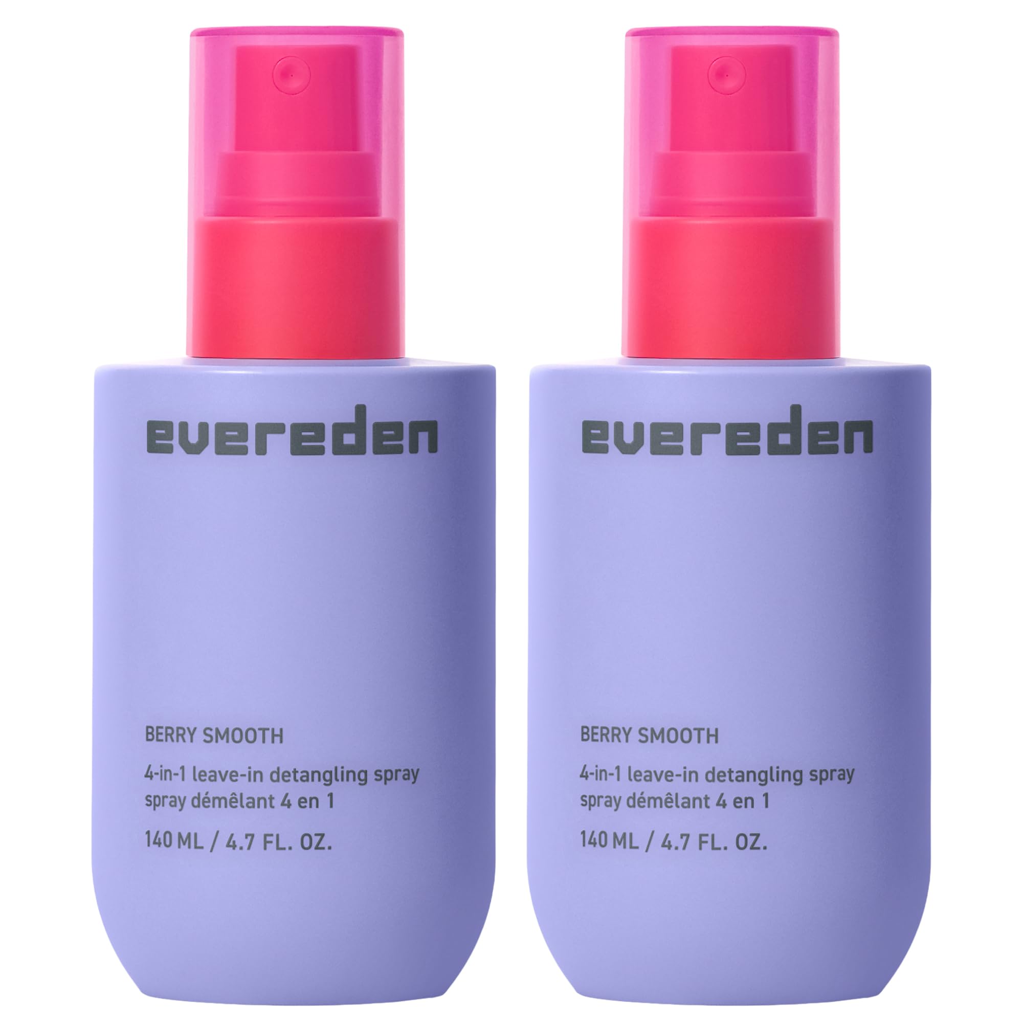 Evereden Kids Detangler Spray bottle front view highlighting family-friendly 4-in-1 formula