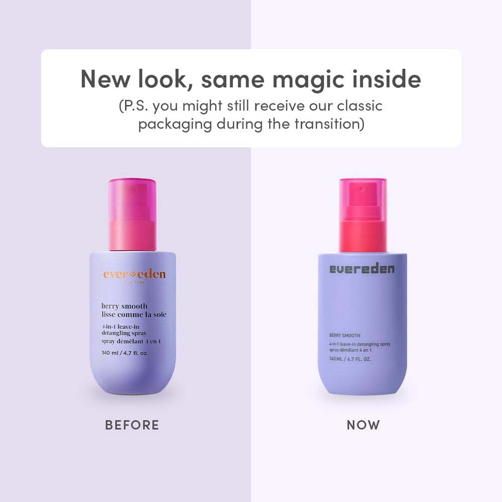Evereden Kids Detangler Spray pump close-up showing lightweight hair-softening mist