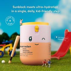 Evereden Kids Face Cream mineral formula, non-nano and safe for sensitive skin.