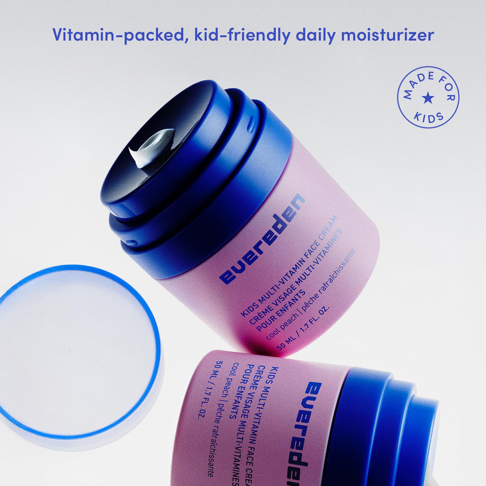 Evereden packaging emphasizes non-toxic, hypoallergenic formula for sensitive skin.