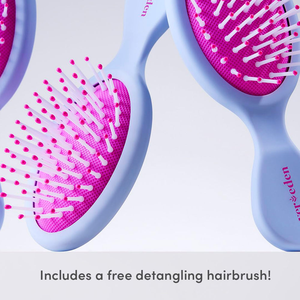 Evereden kids family-use shot showing shared, safe haircare routine.