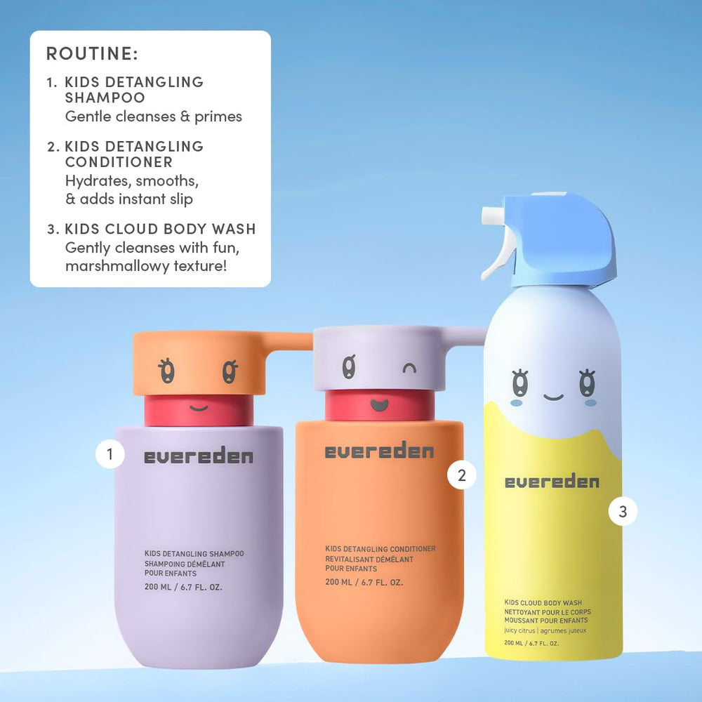 Evereden Kids Foam Soap Cloud Body Wash is made in USA with trusted ingredients.