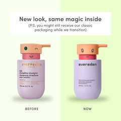 Evereden Kids Shampoo argan oil ingredient highlights nourishing care.
