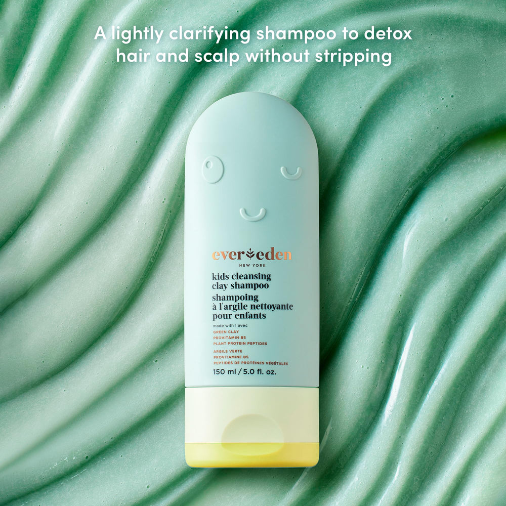 Evereden Kids Shampoo lather in hands demonstrates easy daily cleansing.