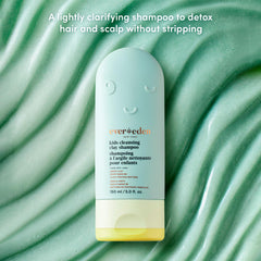 Evereden Kids Shampoo lather in hands demonstrates easy daily cleansing.