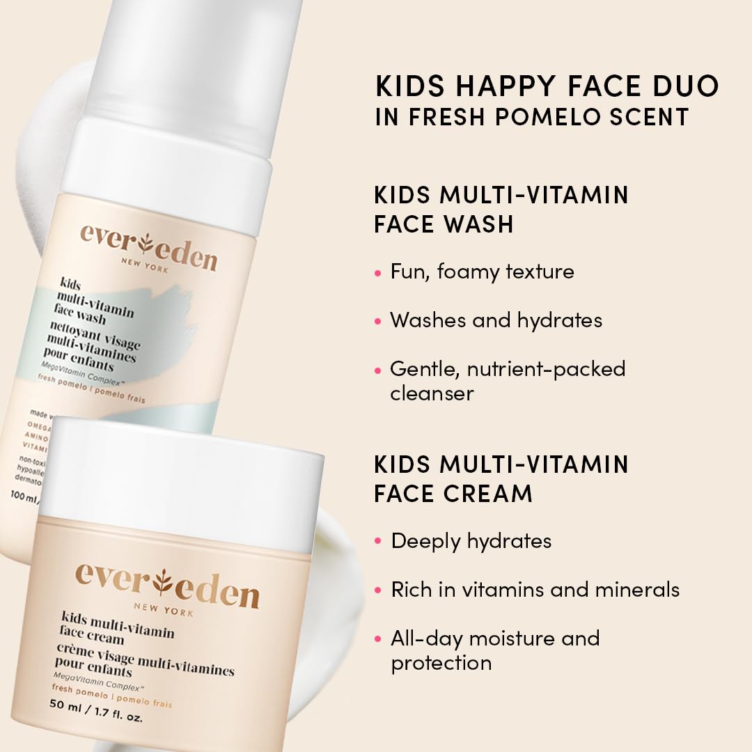 Evereden Kids Travel Body Wash with gentle coconut-derived surfactants