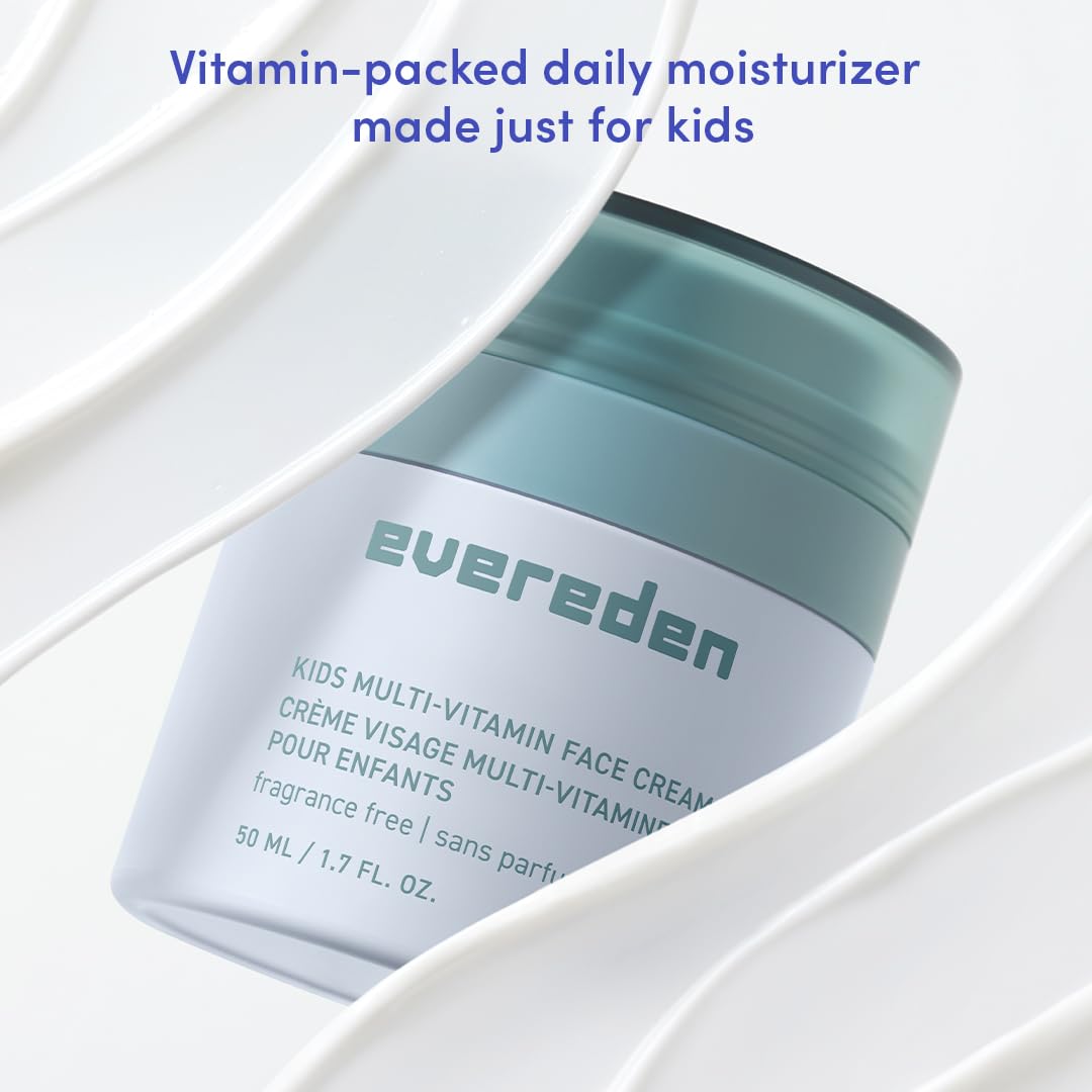 Evereden megavitamin complex ingredients close-up supporting skin moisture balance.