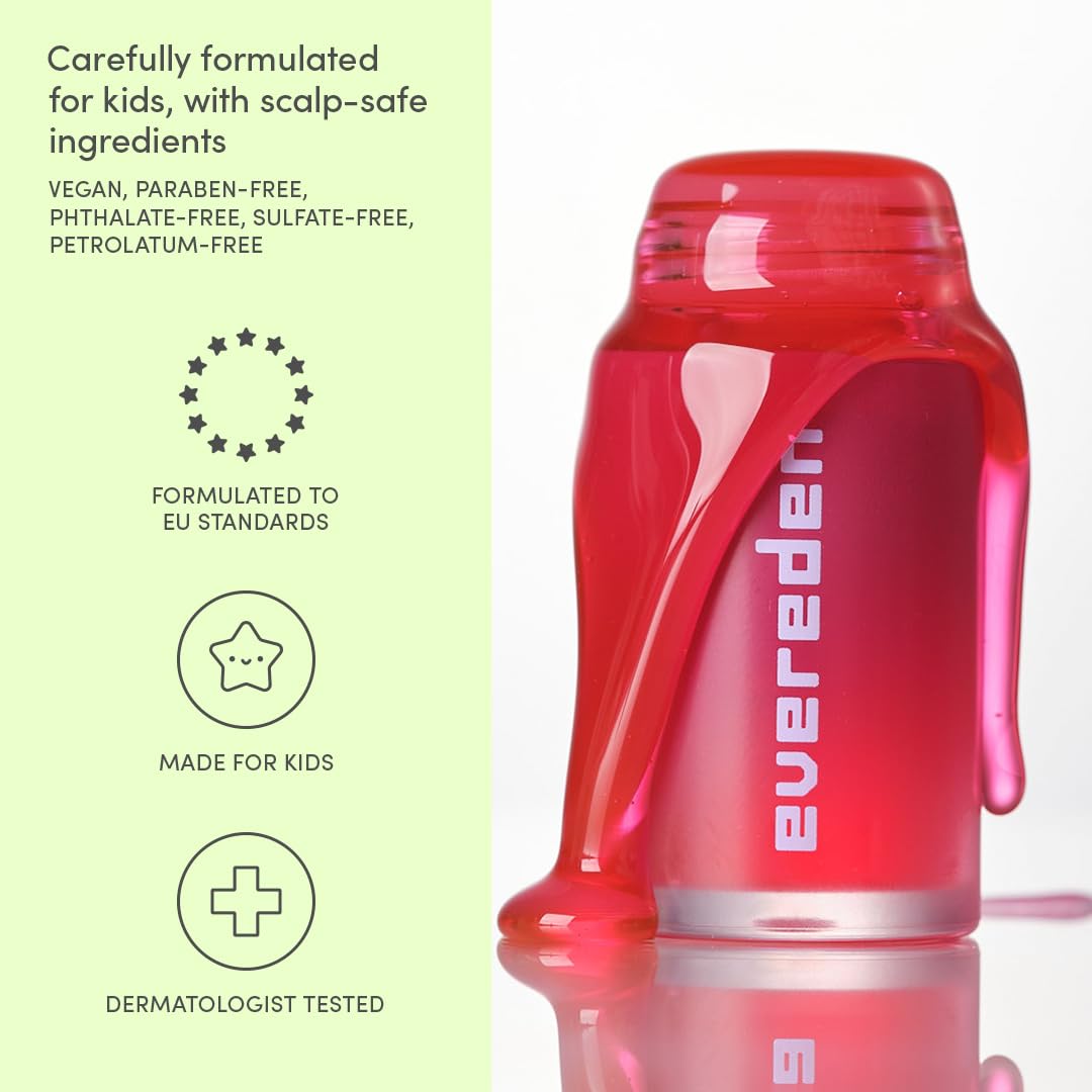 Packaging de Evereden con llavero corazón glitter, diseño divertido.