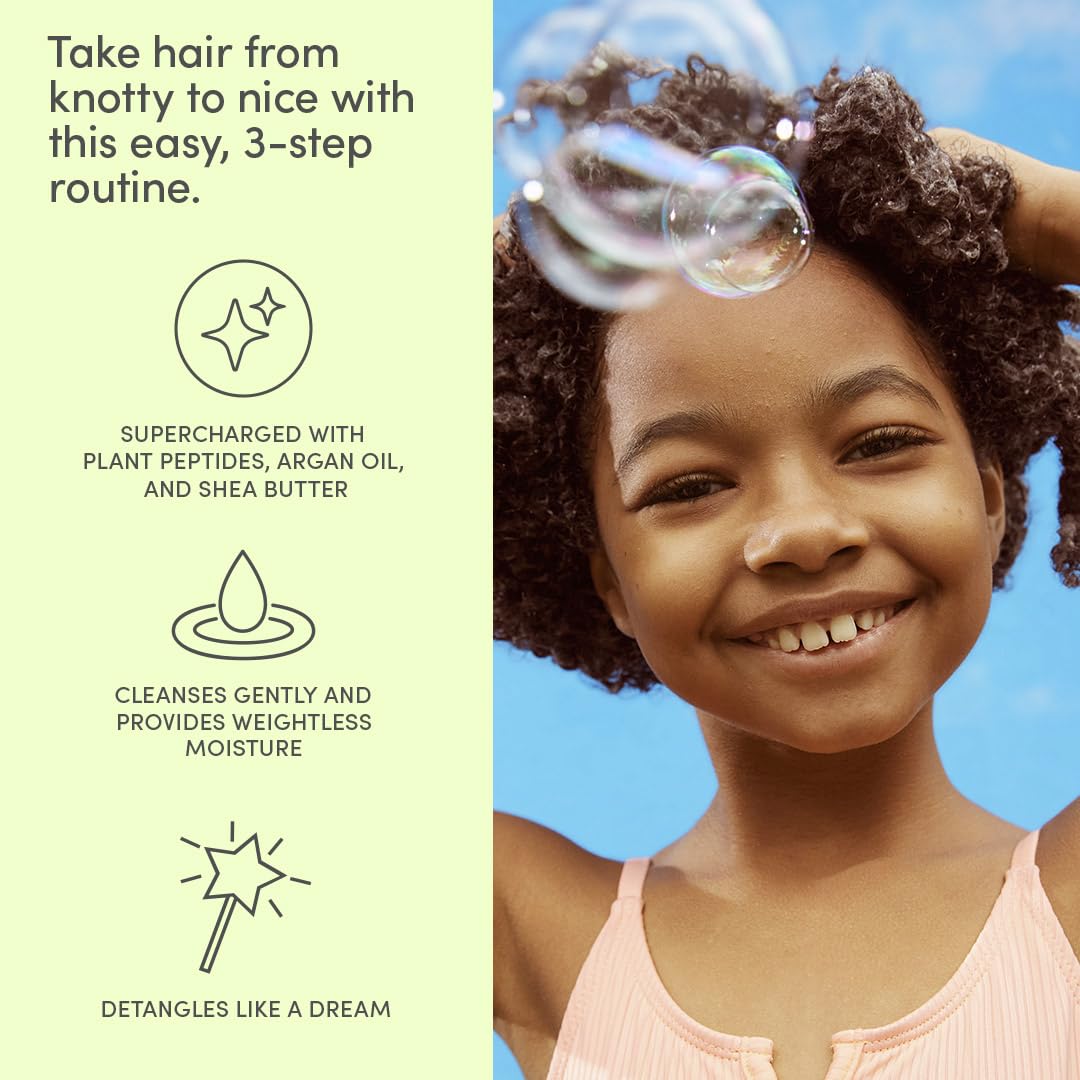 Evereden plant protein peptides argan oil ingredient illustration highlighting nourishment for hair.