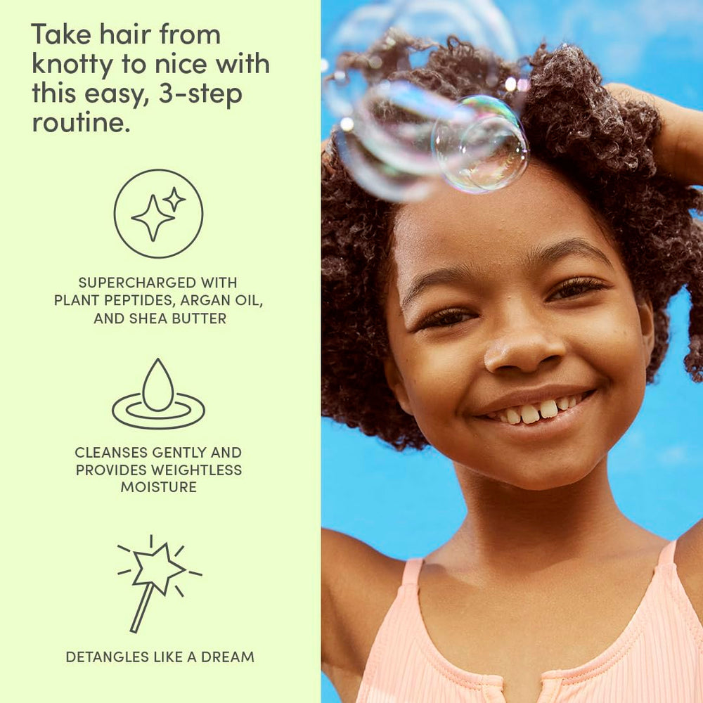 Evereden plant protein peptides argan oil ingredient illustration highlighting nourishment for hair.