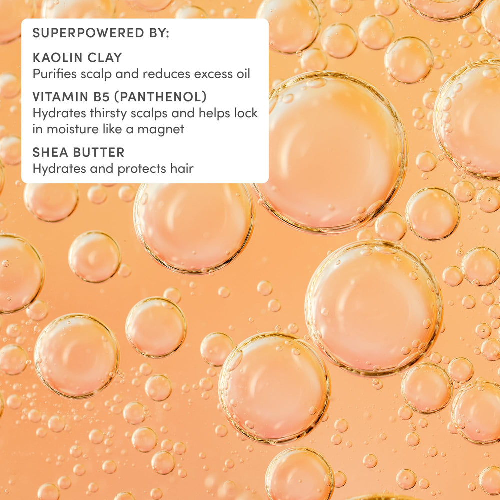 Evereden Plant Protein Peptides and Argan Oil add shine and moisture.