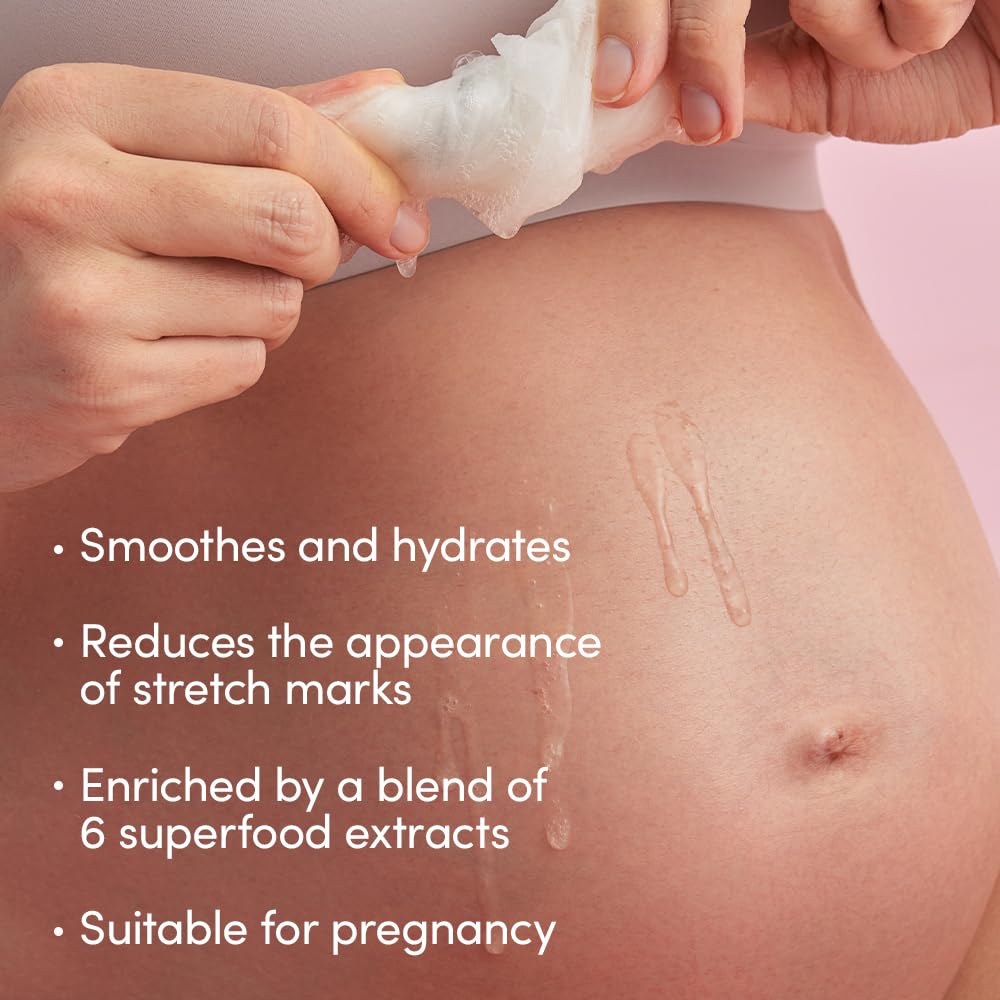 Evereden soothing belly mask packaging view highlights non-toxic fragrance-free maternity care.