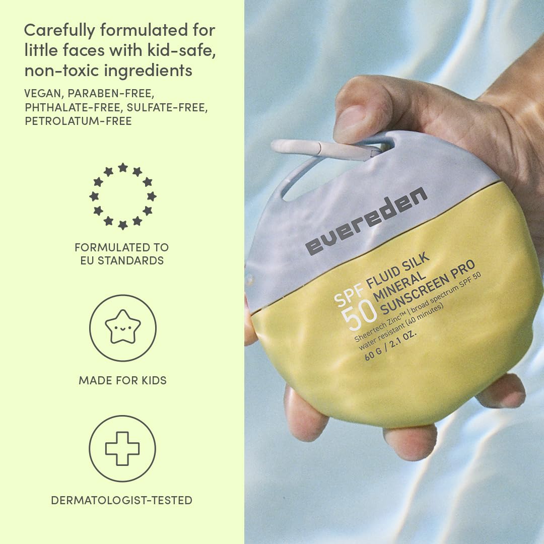 Cooling and soothing application on hot skin with Evereden sunscreen
