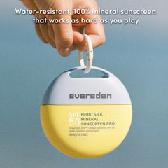 Sunscreen tested for water resistance during pool time