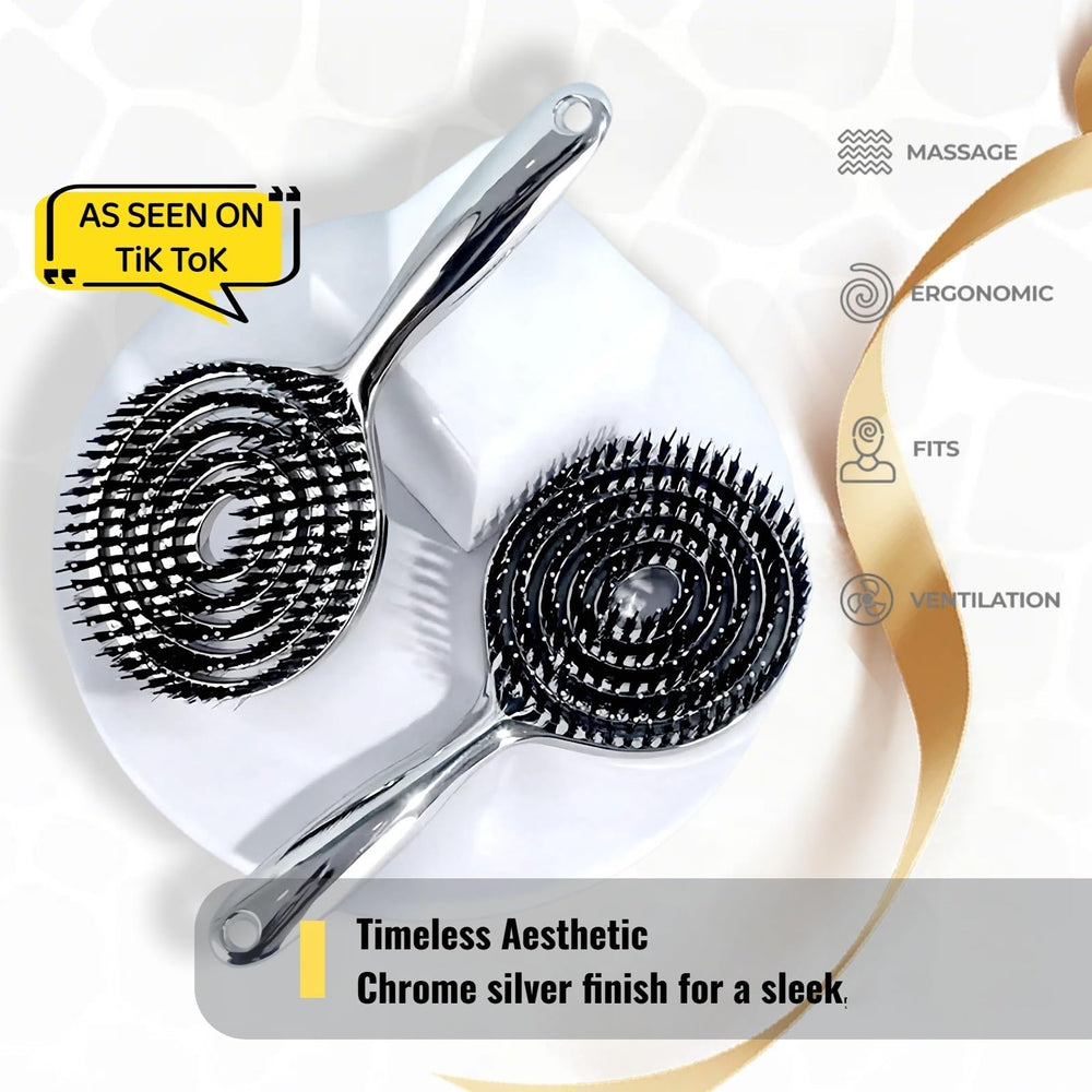 Everetched lightweight 35 g brush for comfortable daily use
