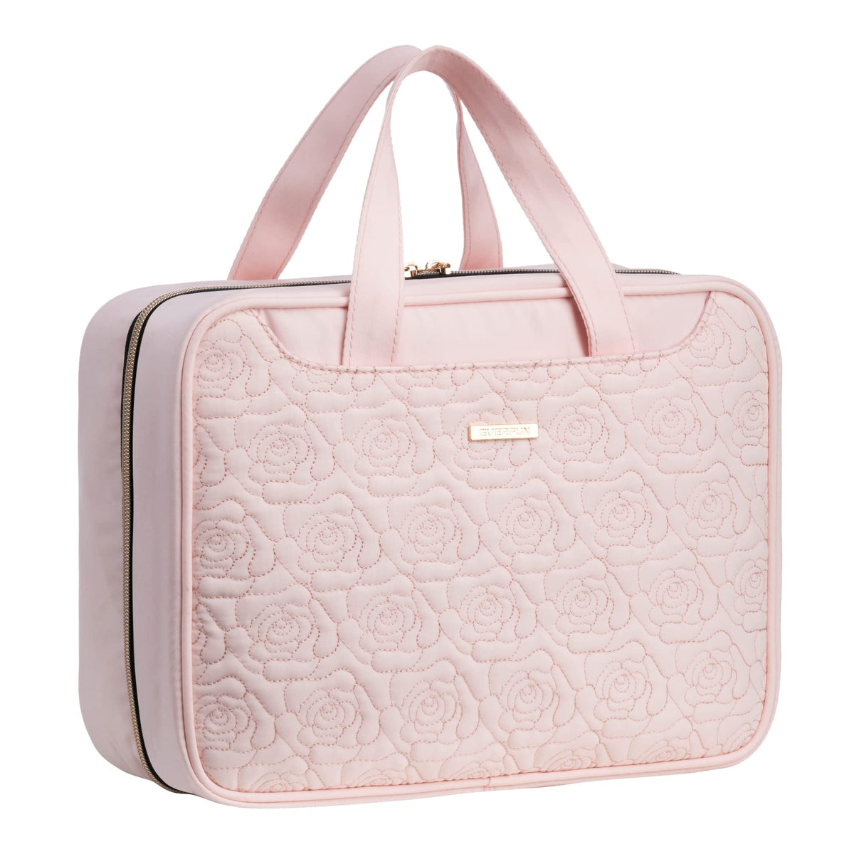 Everfun hanging toiletry bag front opening showcases easy access and organized space.