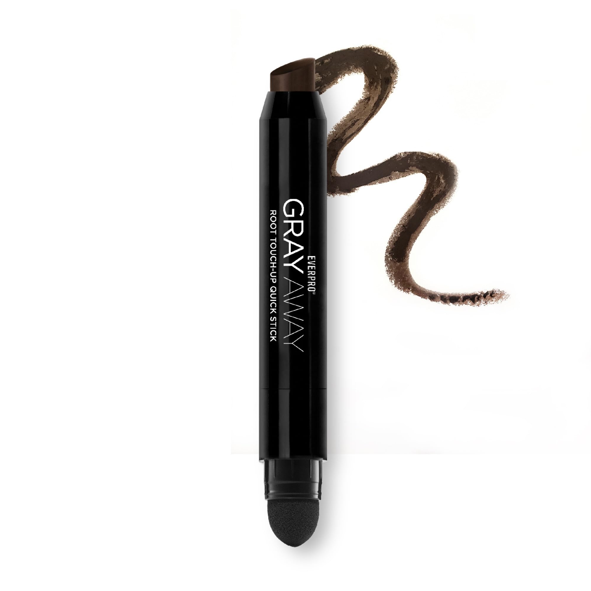 EVERPRO Gray Away transfer-resistant finish helps keep roots covered after touchups.