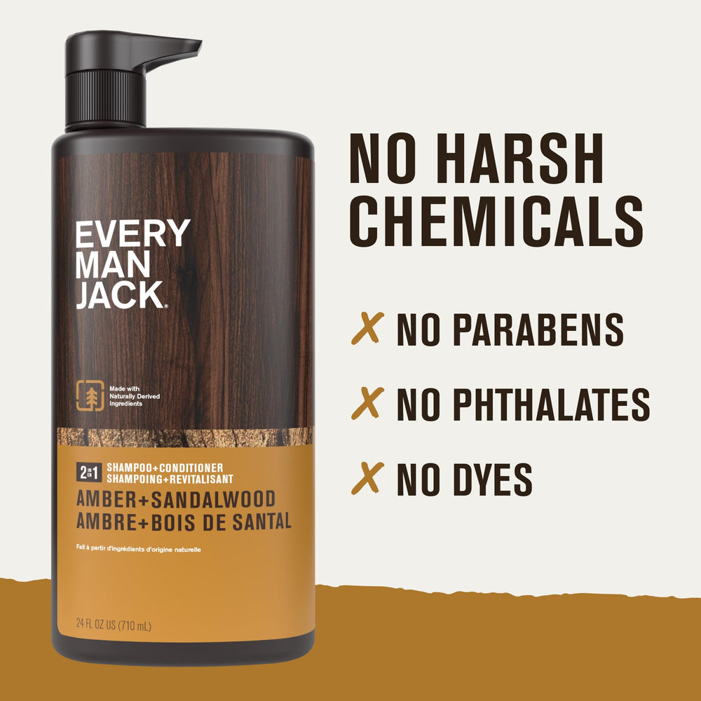 Every Man Jack 24oz front label shows value and long-lasting use