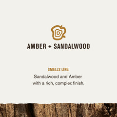 Eco-friendly packaging of Every Man Jack Amber + Sandalwood refill pouch.
