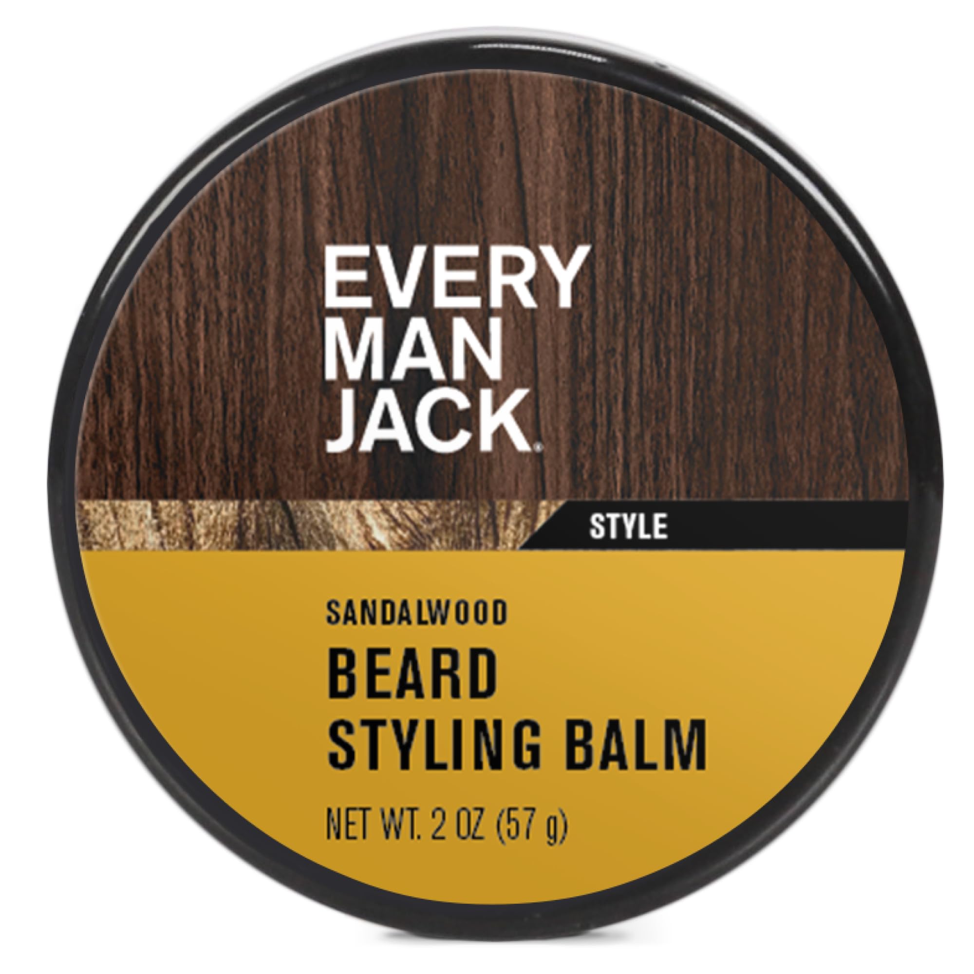 Beard Balm Every Man Jack en frasco de 2 oz para manejo diario
