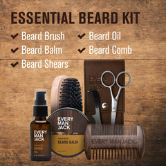 Every Man Jack beard balm tube shapes and tames unruly facial hair.