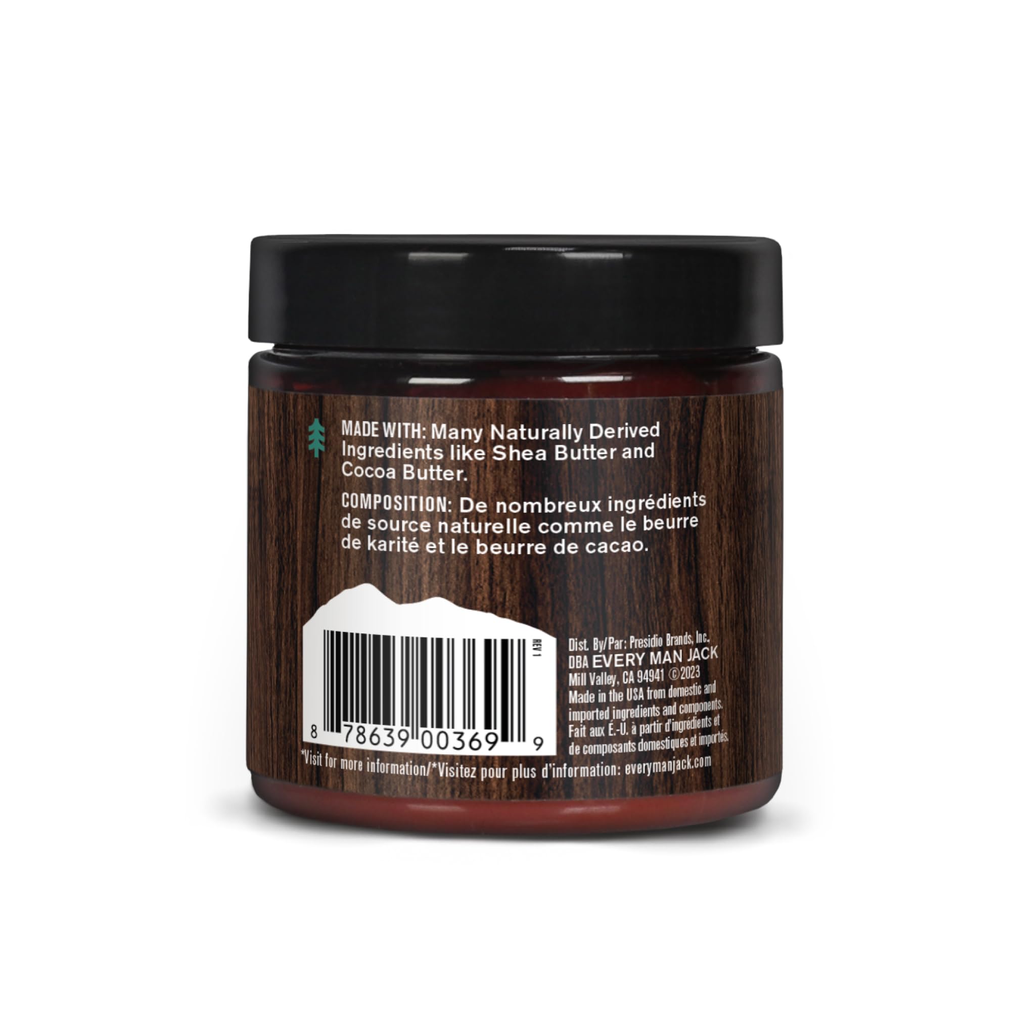 Two-pack display of Every Man Jack Beard Butter Subtle Sea Salt
