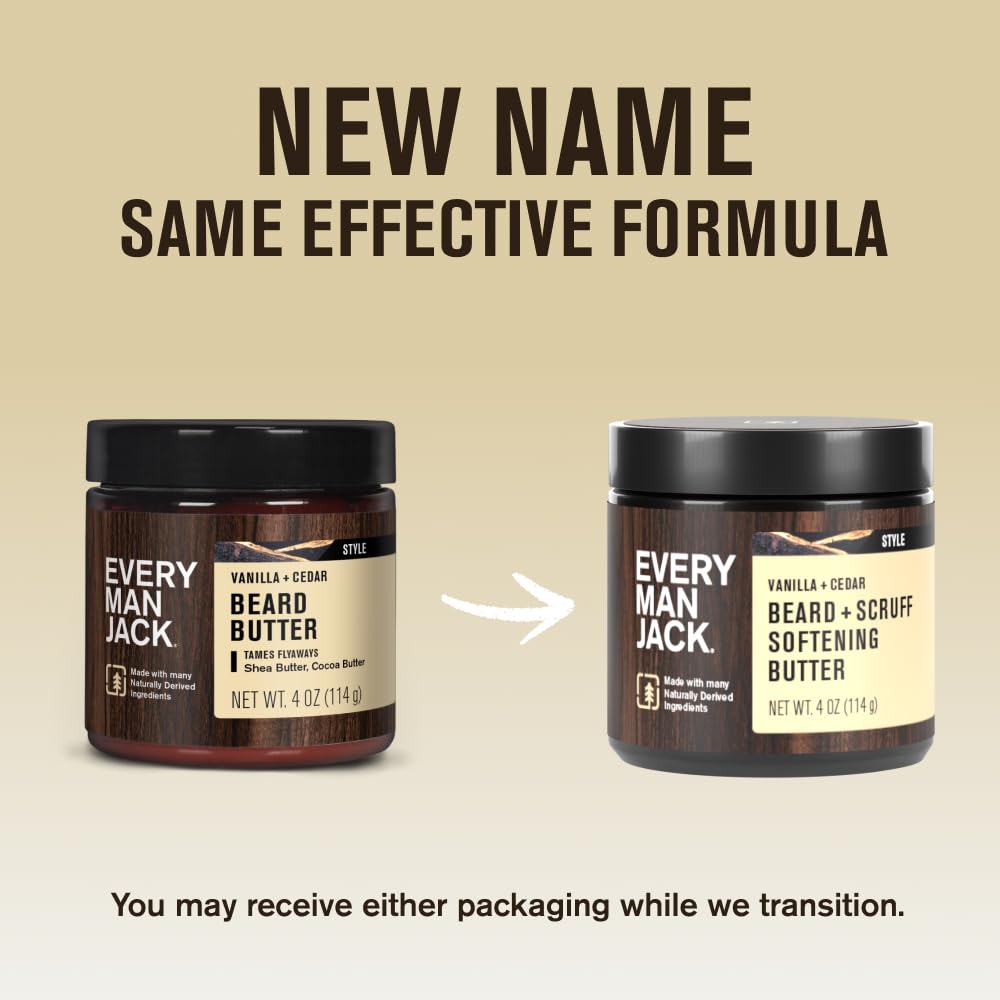 Every Man Jack jar close-up shows creamy texture.