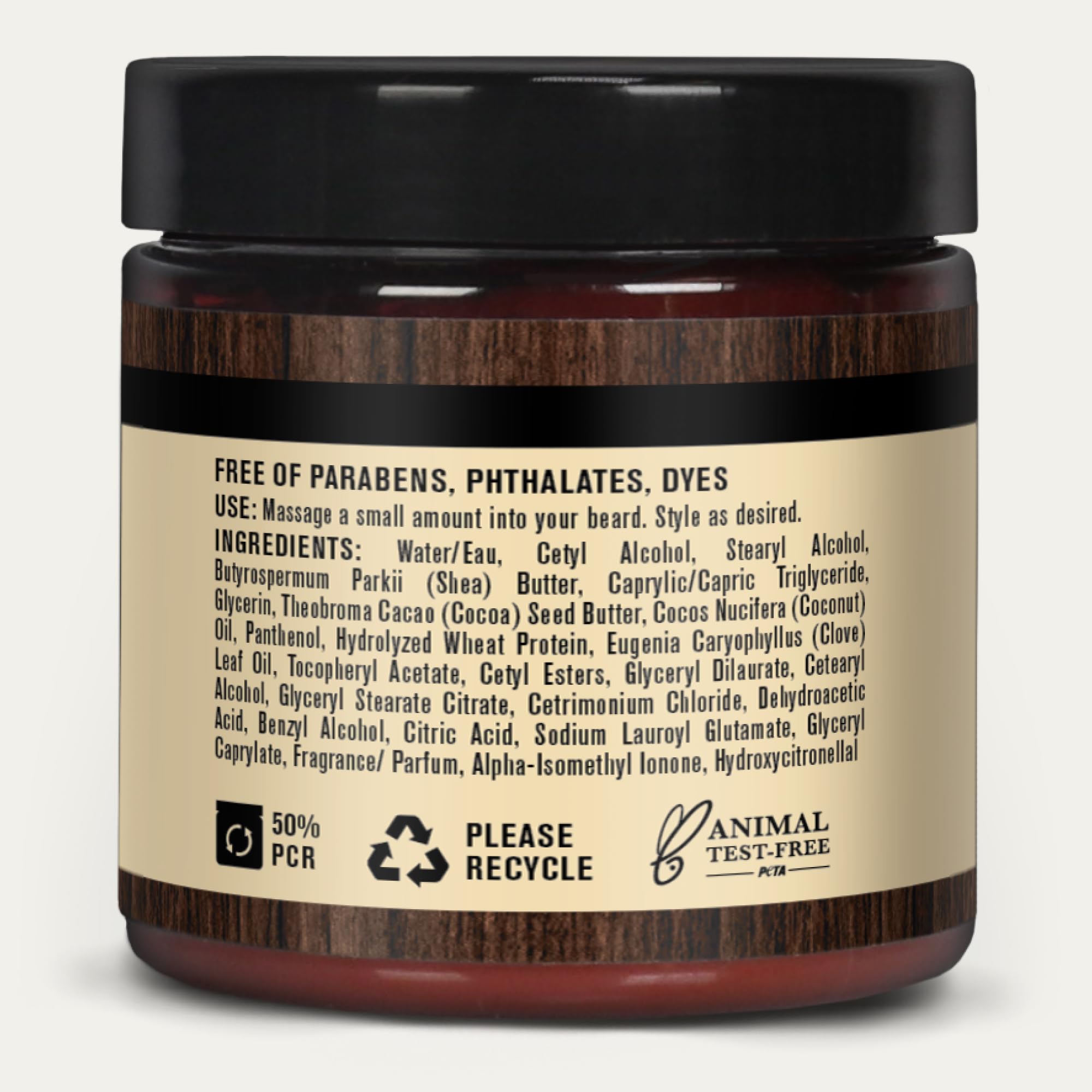 Every Man Jack vanilla cedar scent promotes woody grooming ritual.