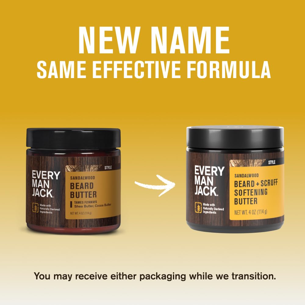 Every Man Jack duo-pack beard butter box with two tins.