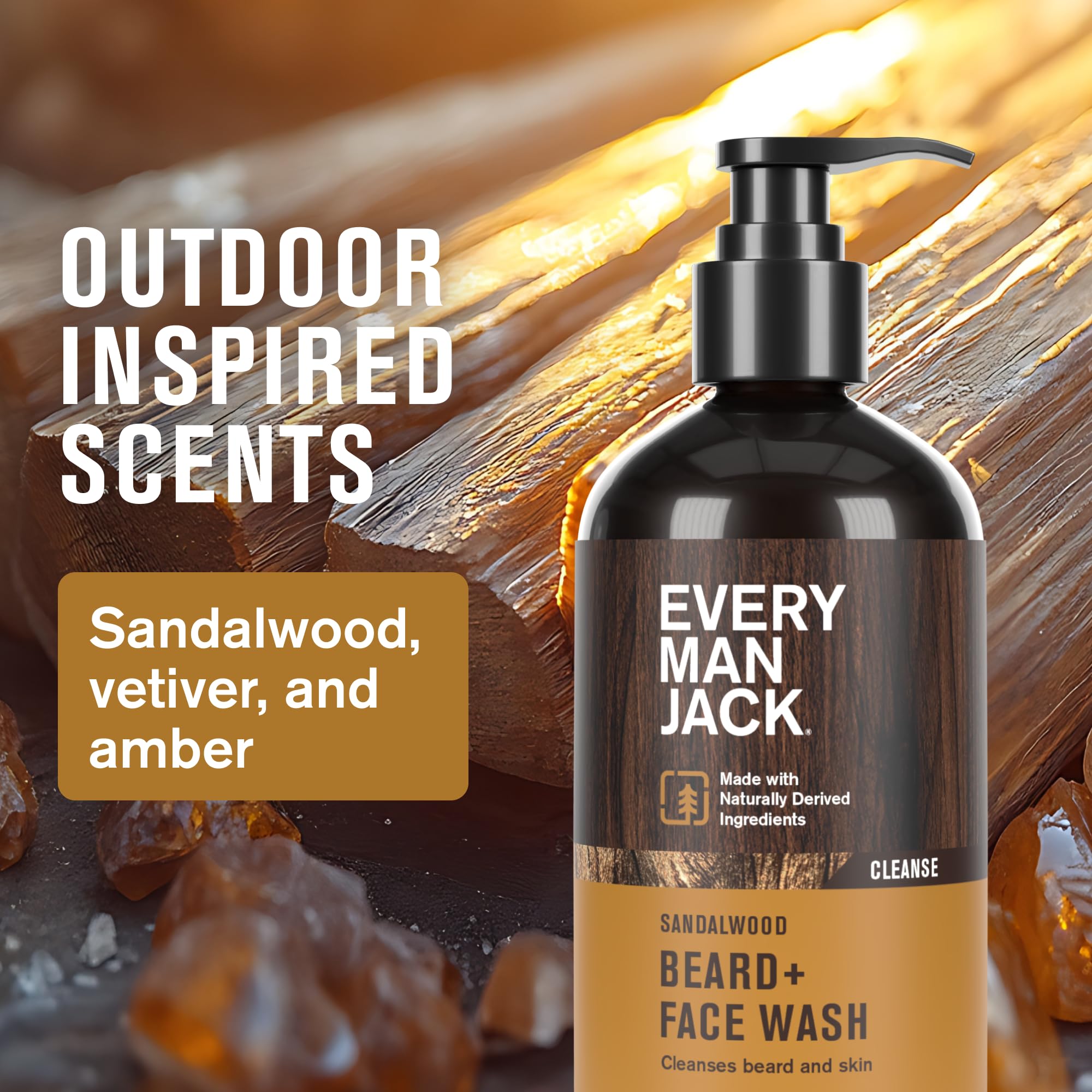Every Man Jack Beard Butter hydrates beard and tames flyaways.