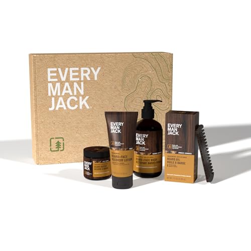 Every Man Jack step-by-step beard care ritual.