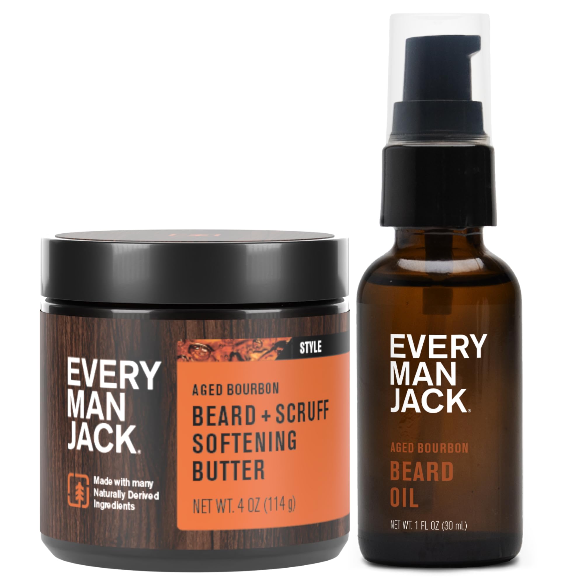 Every Man Jack beard oil bottle pour for easy hydration.
