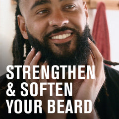 Every Man Jack sandalwood beard oil bottle highlighting warm amber notes for daily conditioning