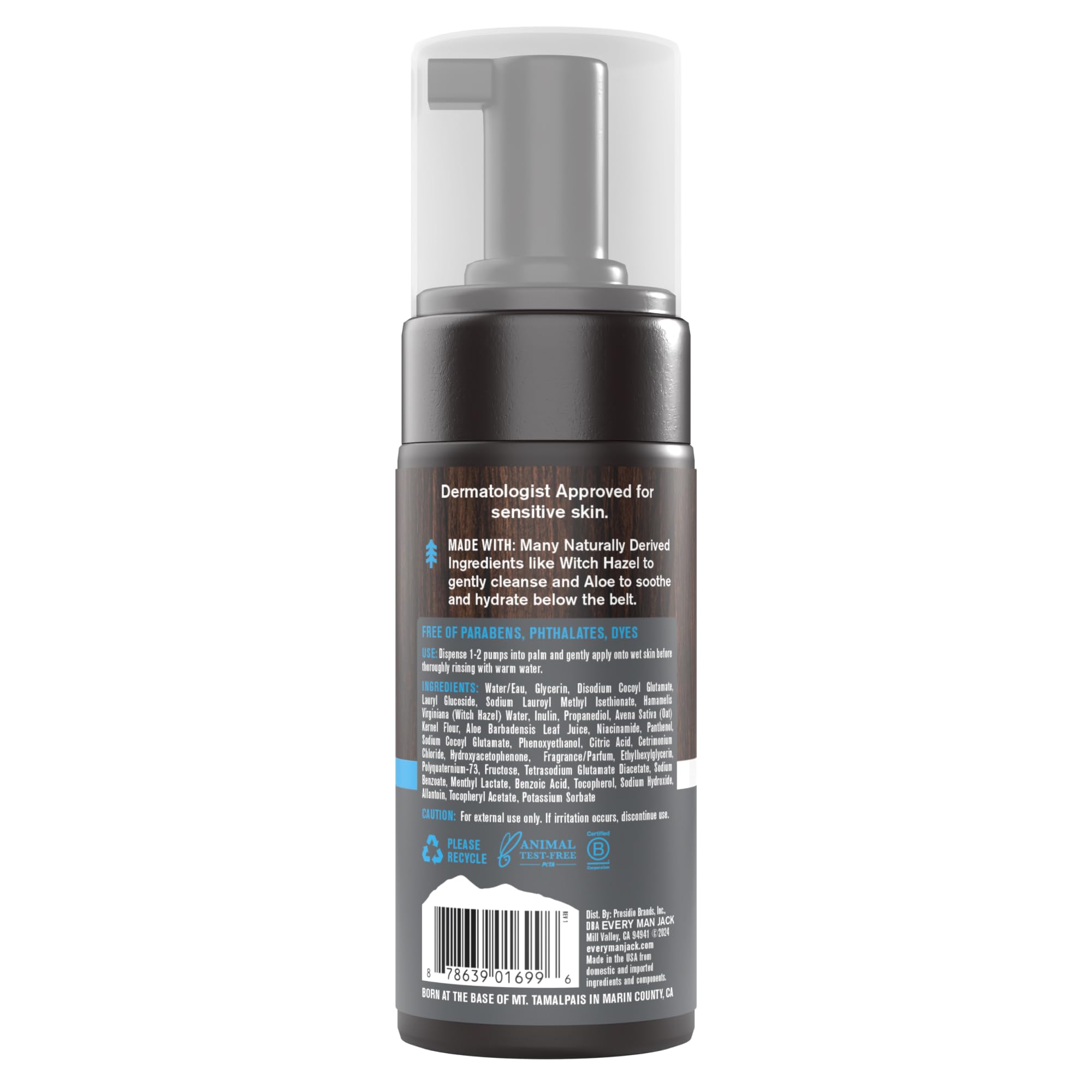 Every Man Jack confianza de millones: producto fabricado en EE.UU. y certificado B Corp