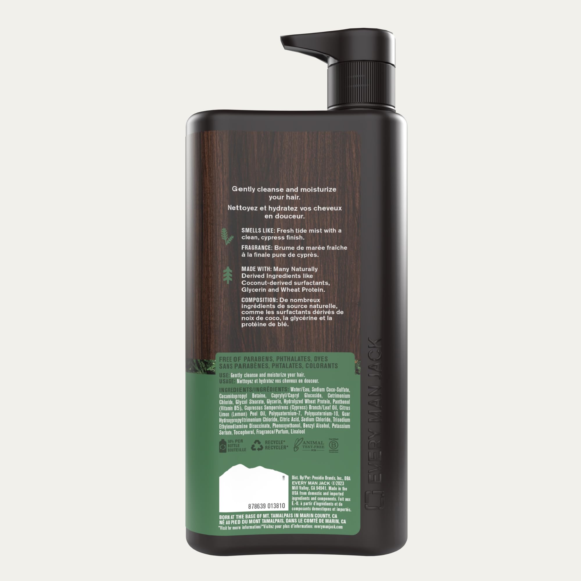 Every Man Jack cruelty-free packaging indicates ethical grooming