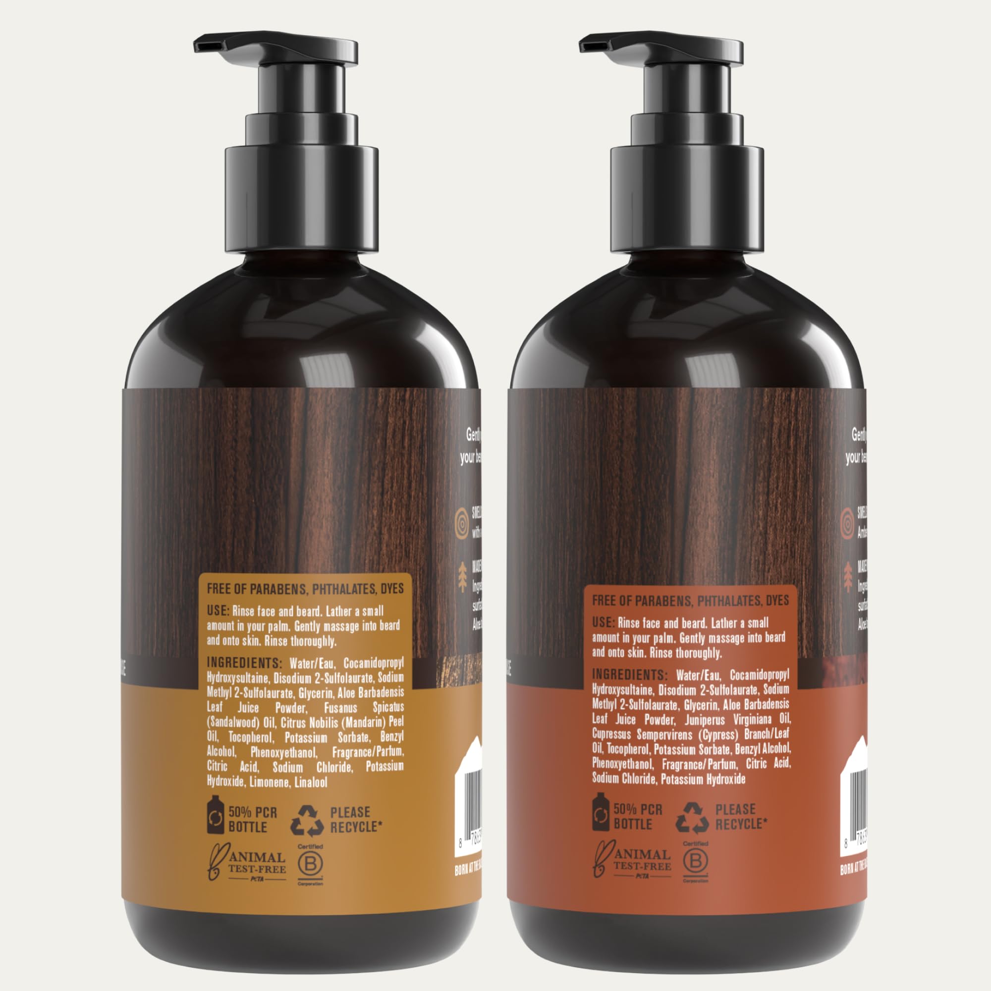 Every Man Jack packaging image shows a convenient daily beard care duo.