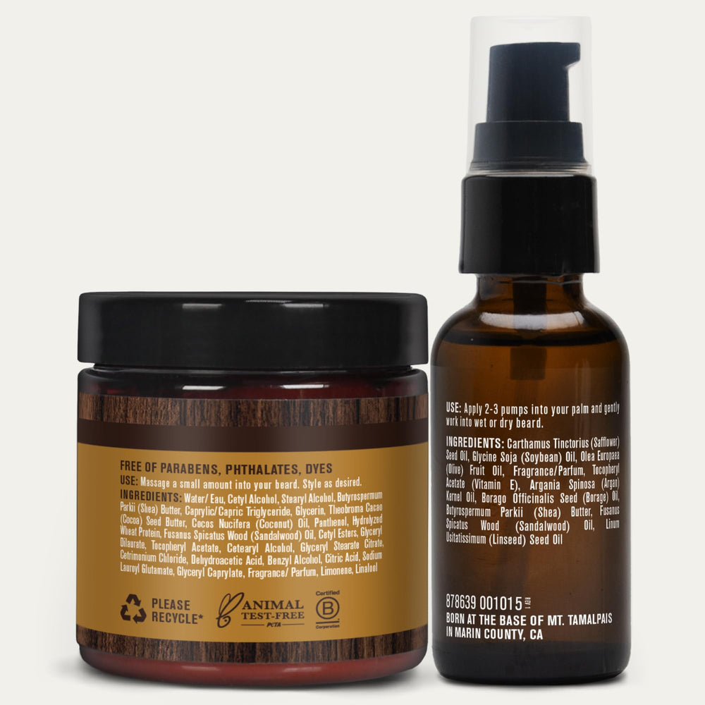 Every Man Jack daily beard care routine setup for grooming
