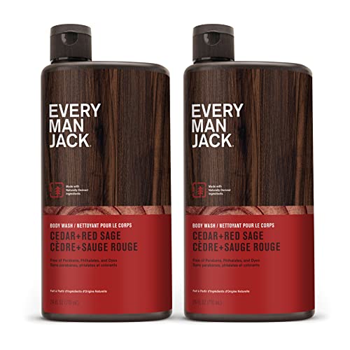 Every Man Jack 24oz pack-ready bottle fits home or gym.
