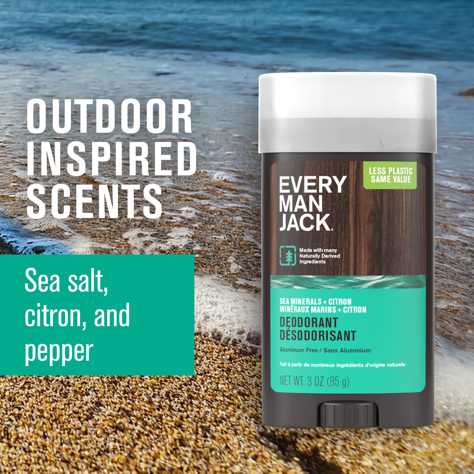 Aroma marino cítrico de Every Man Jack para empezar el deda